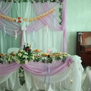 Оформление залов для свадеб,  юбилеев в Гомеле