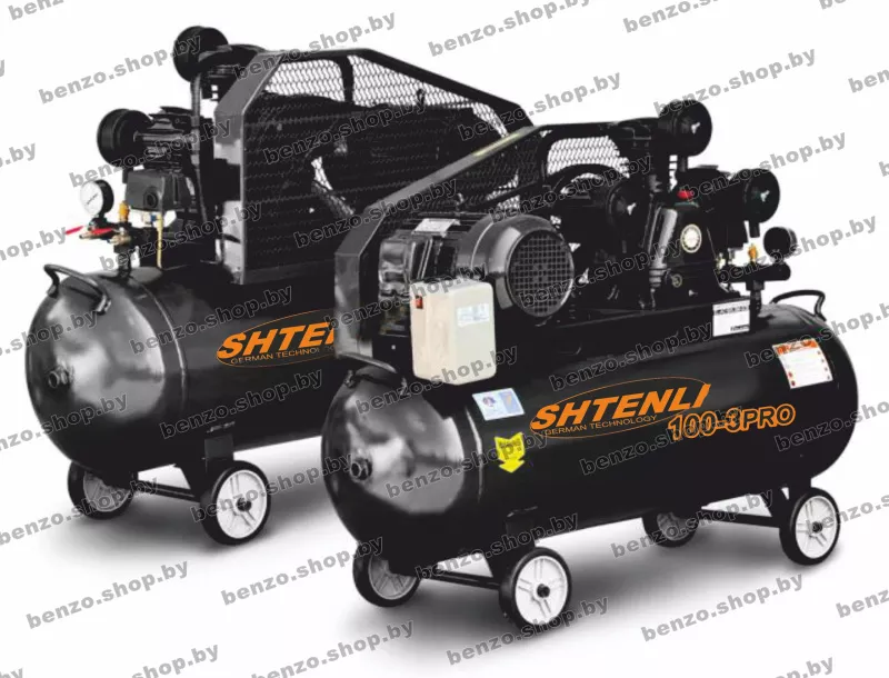 Компрессор Shtenli 100-3 pro (100 л. 2, 2 кВт. 3 цилиндра)