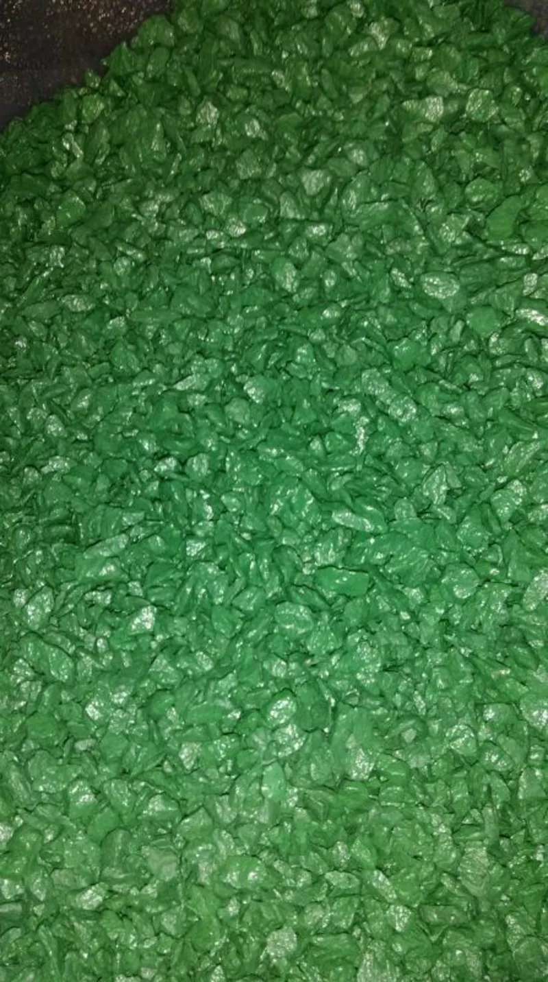 Декоративный щебень оптом (крошка) цвет зеленый Гомель 2