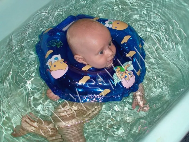 Круг BabySwimmer на шею для купания младенцев,  новый!